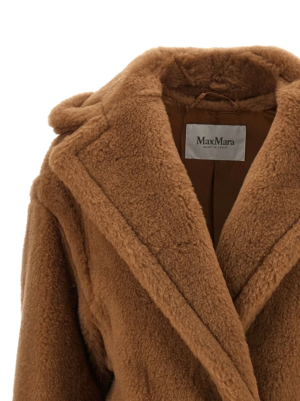 Max Mara Collared Teddy Long Coat