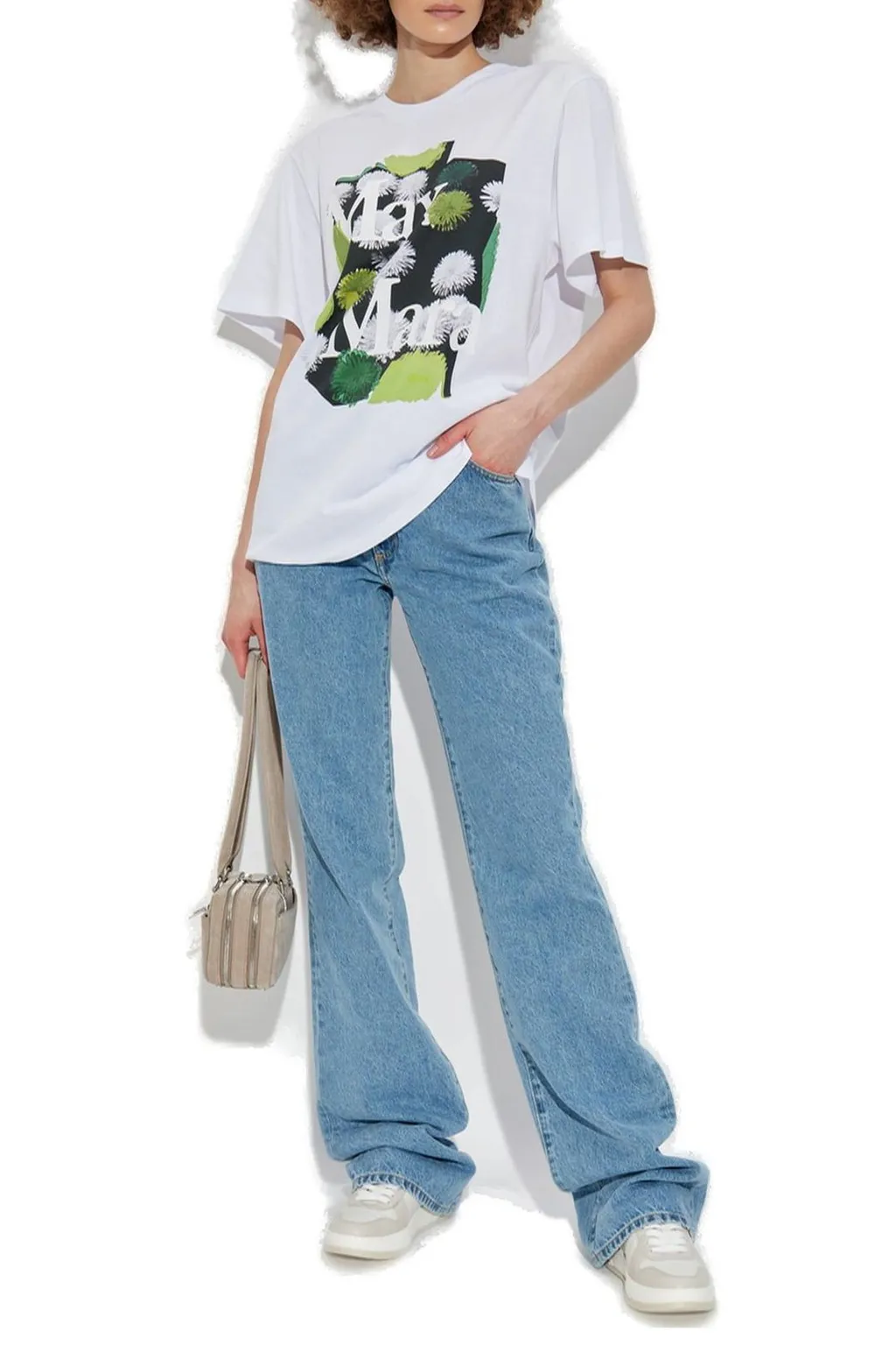 Max Mara Graphic Printed Crewneck T-Shirt
