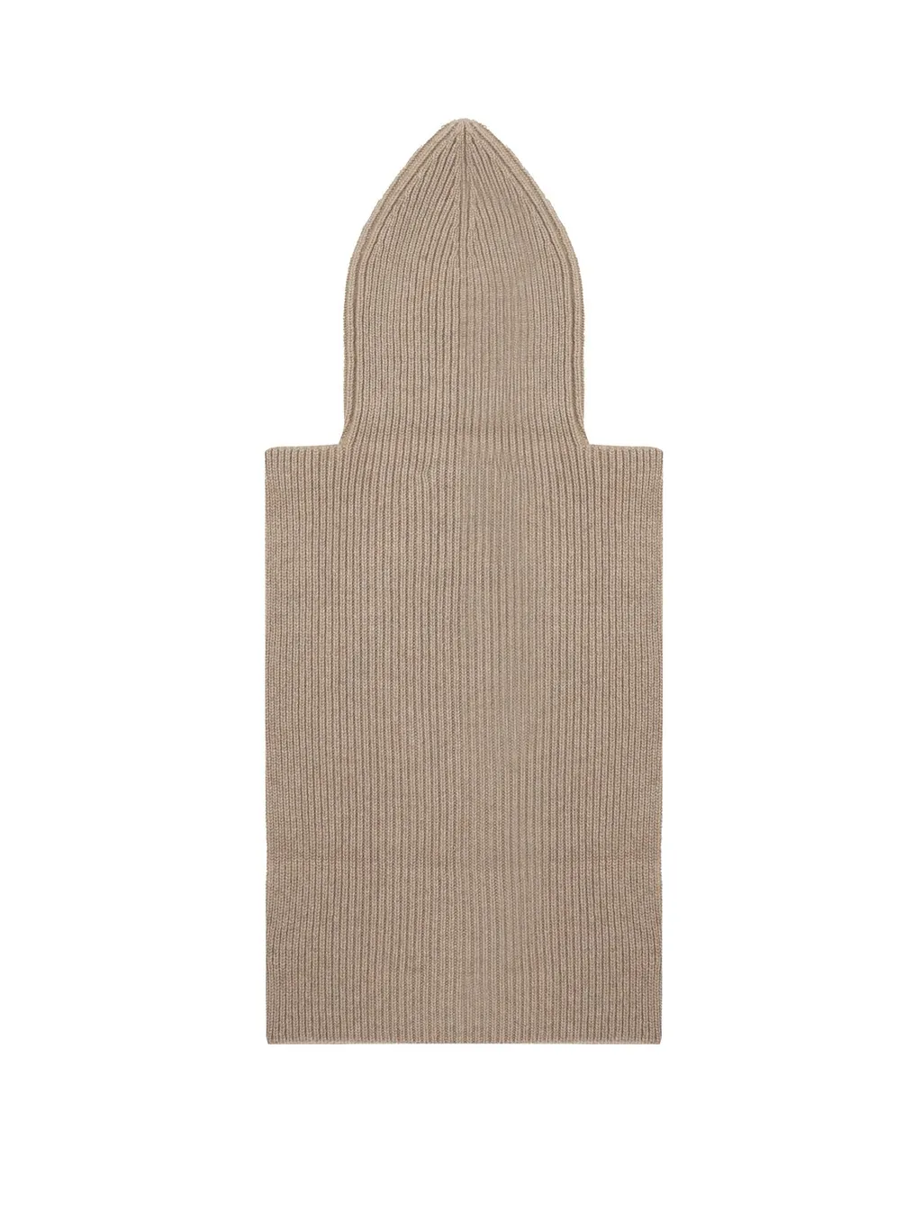 Max Mara Livigno Logo Embroidered Ribbed-Knit Poncho