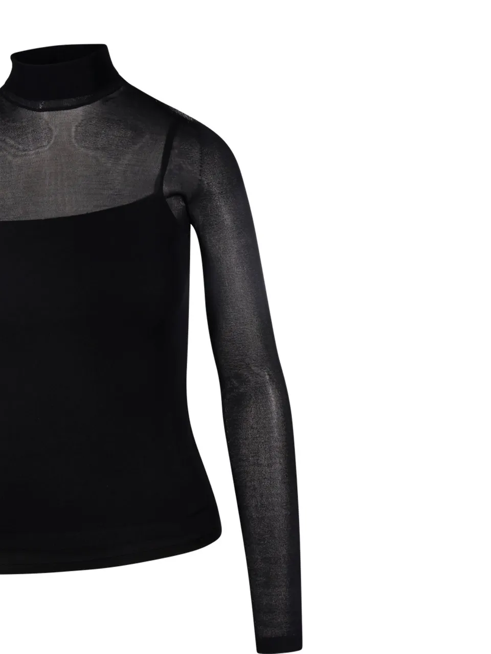 Max Mara High Neck Long-Sleeved Top
