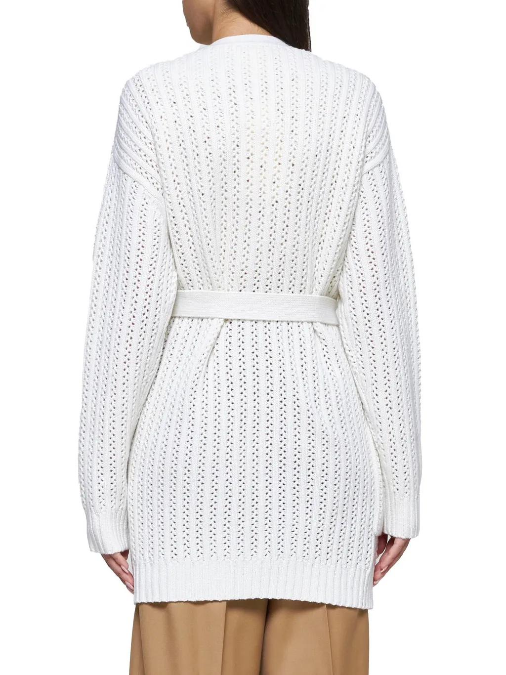 Max Mara Balzac Belted Long-Sleeved Cardigan