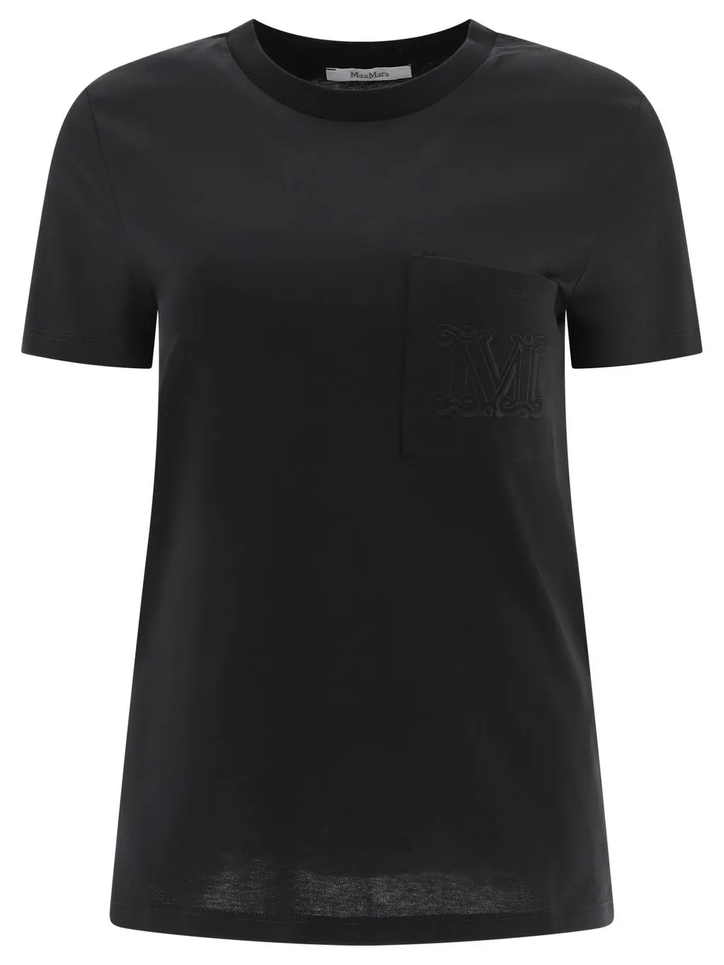 Max Mara Papaia Logo Embroidered Crewneck T-Shirt