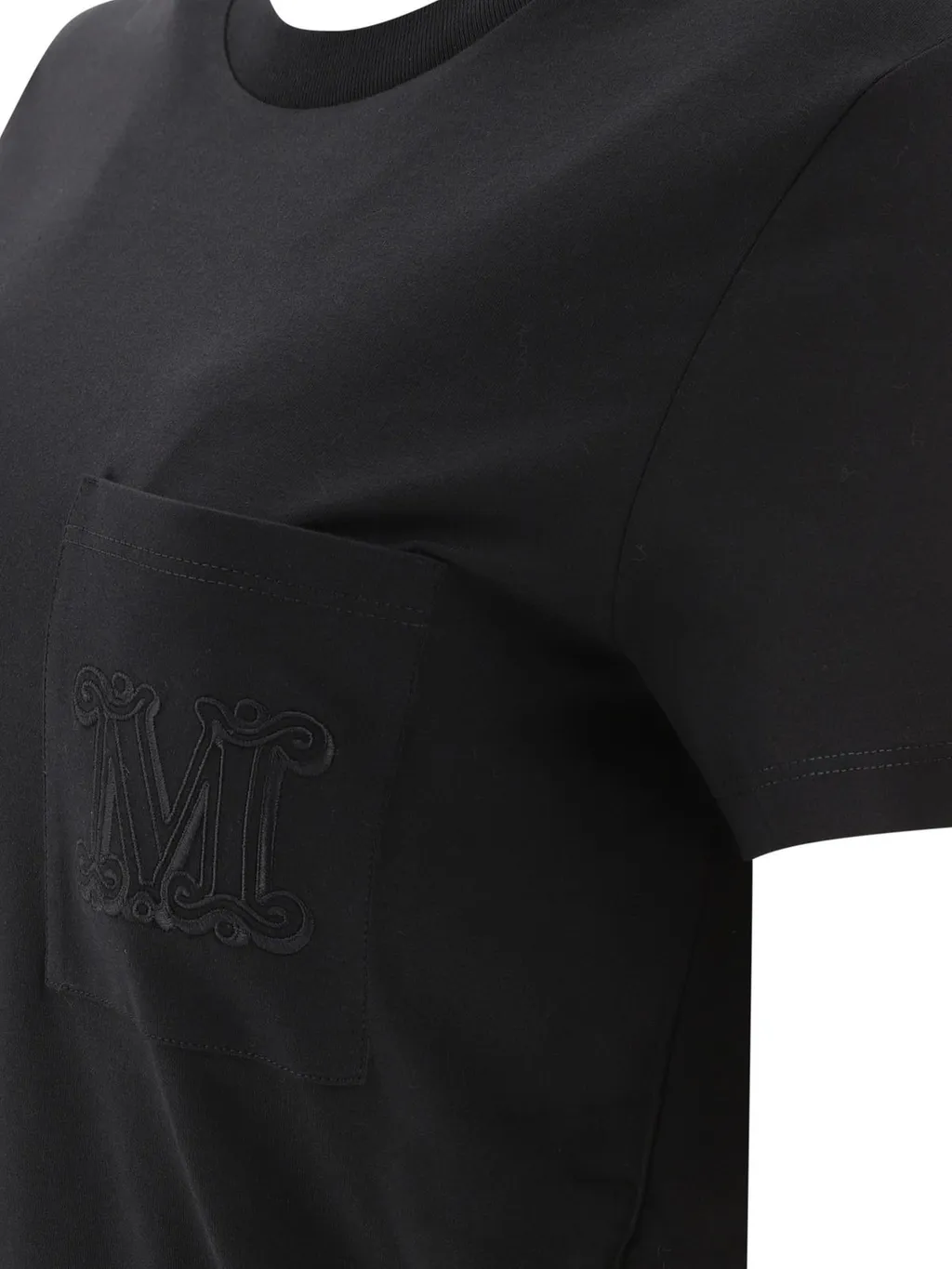 Max Mara Papaia Logo Embroidered Crewneck T-Shirt