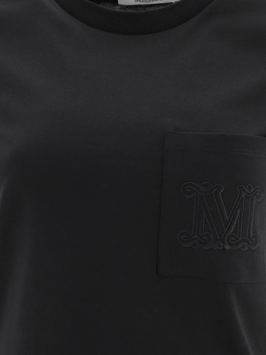 Max Mara Papaia Logo Embroidered Crewneck T-Shirt