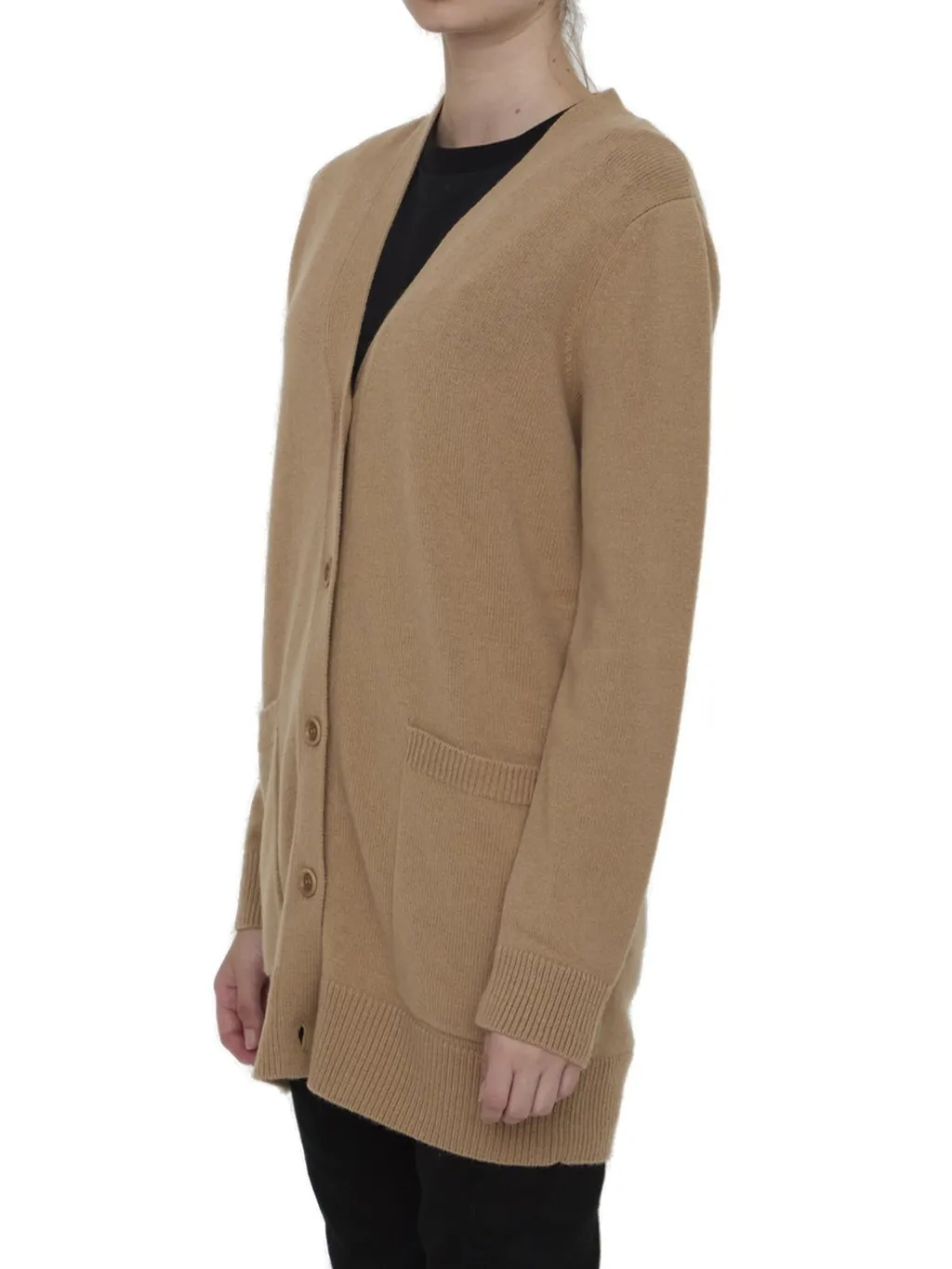 Max Mara Villar V-Neck Long-Sleeved Cardigan