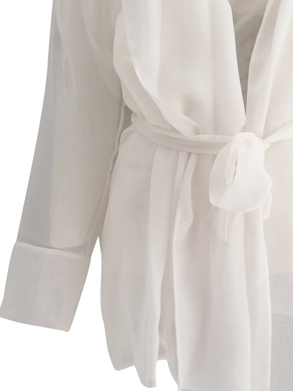 Max Mara Hooded Chiffon Jacket