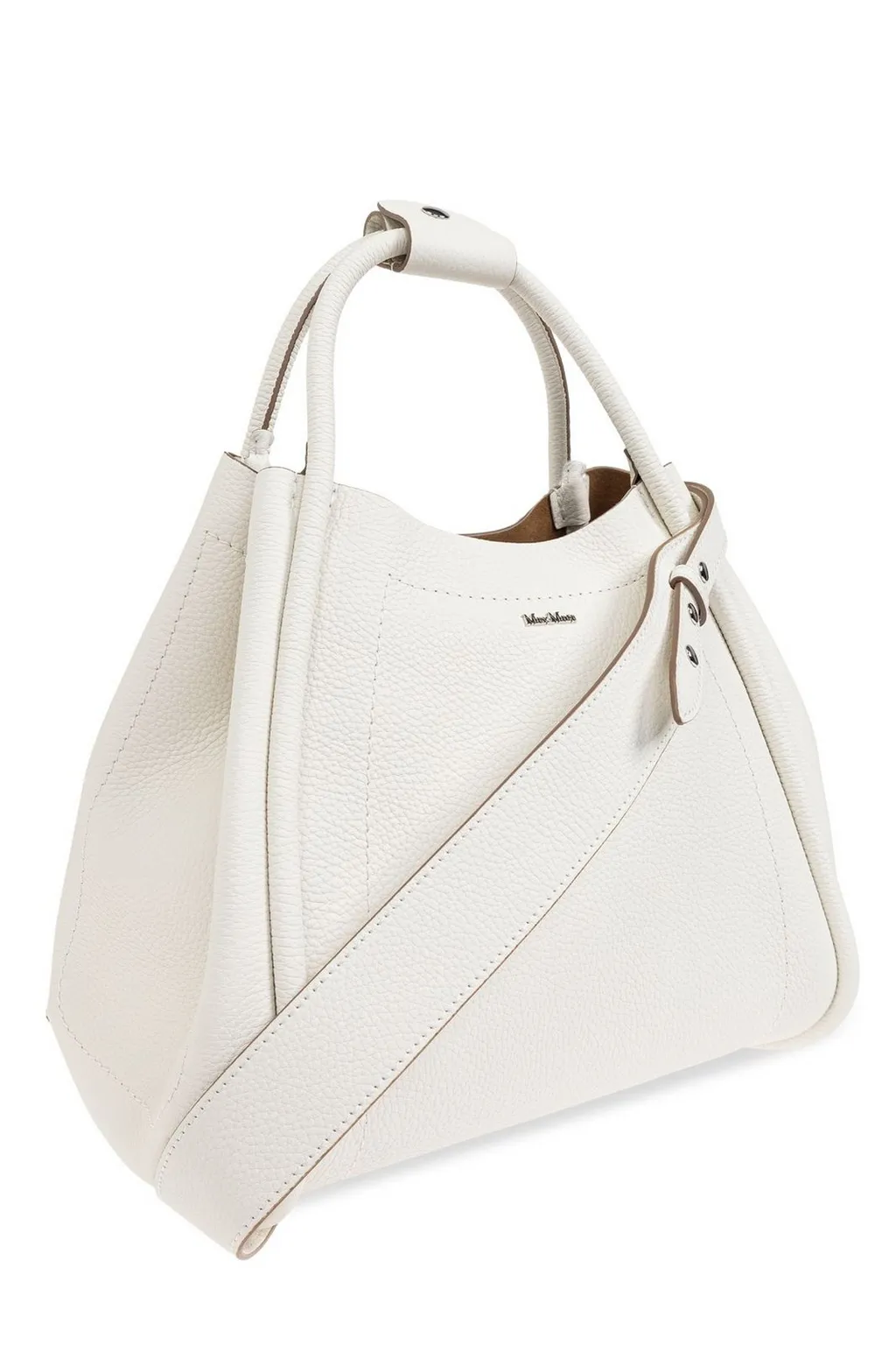 Max Mara Logo Plaque Top Handle Bag