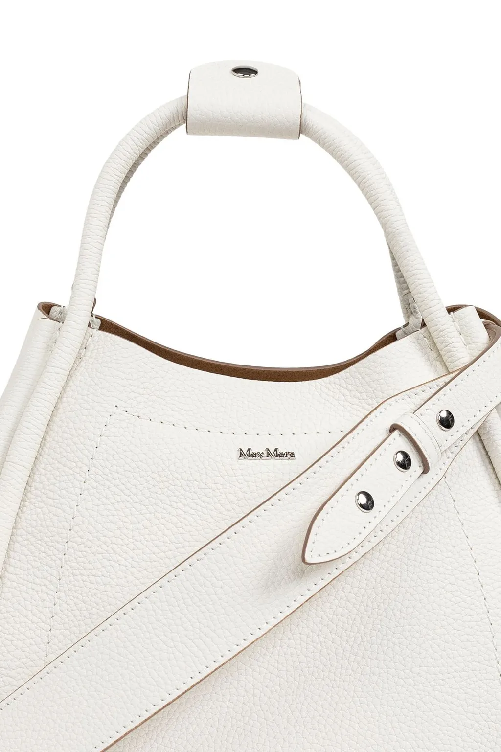 Max Mara Logo Plaque Top Handle Bag