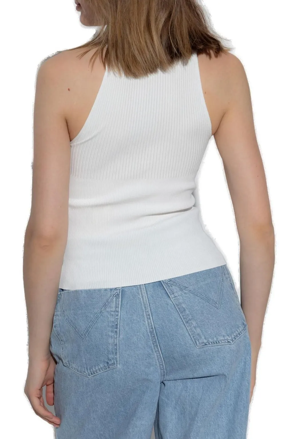 Max Mara Tenda Sleeveless Ribbed Top