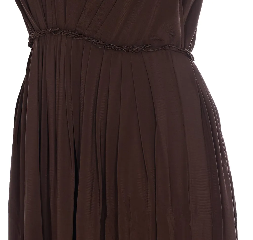 Max Mara Walter V-Neck Sleeveless Dress
