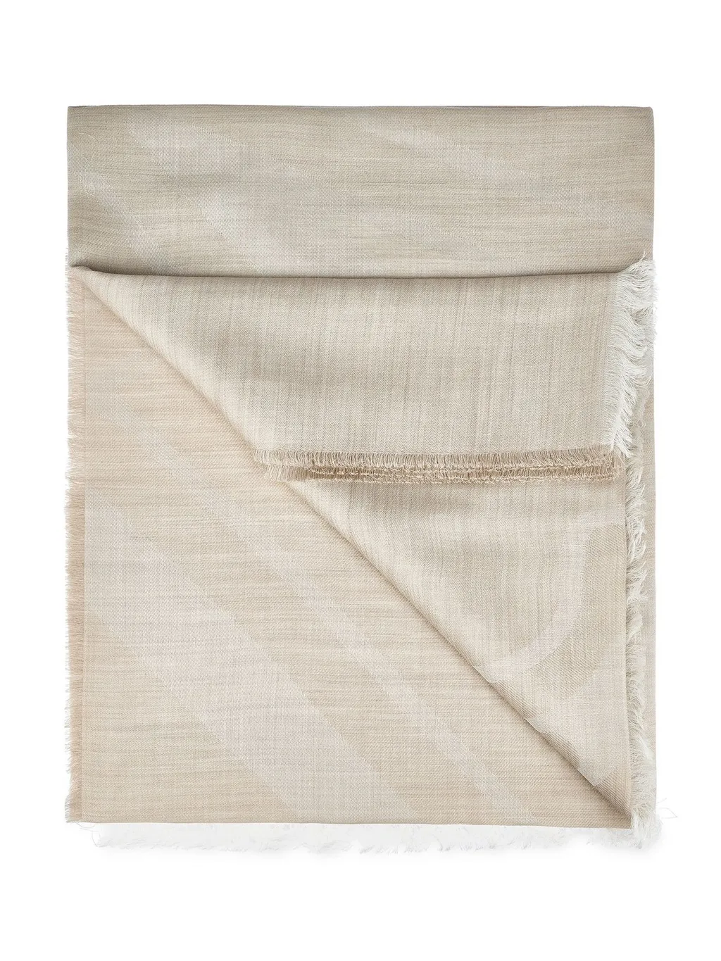 Max Mara Falda Fringed Edge Scarf
