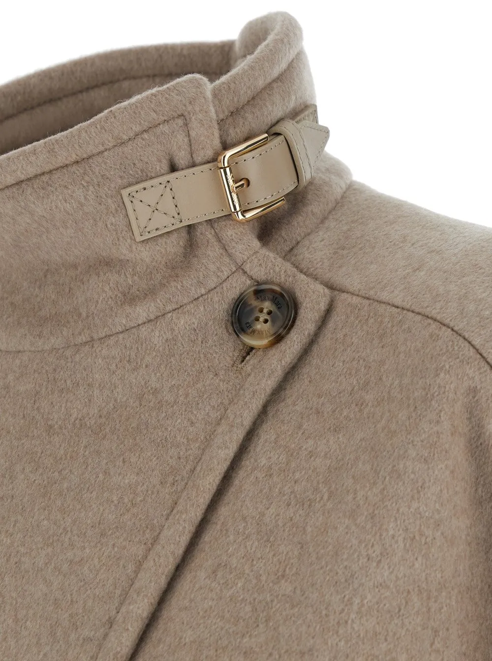 Max Mara Derrik High Neck Cape