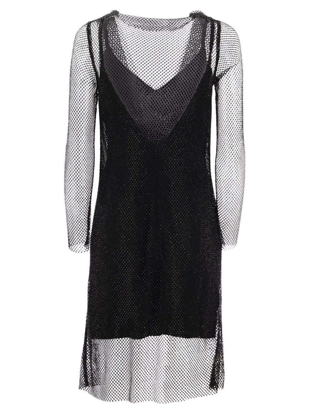 Max Mara Mesh Long-Sleeved Dress