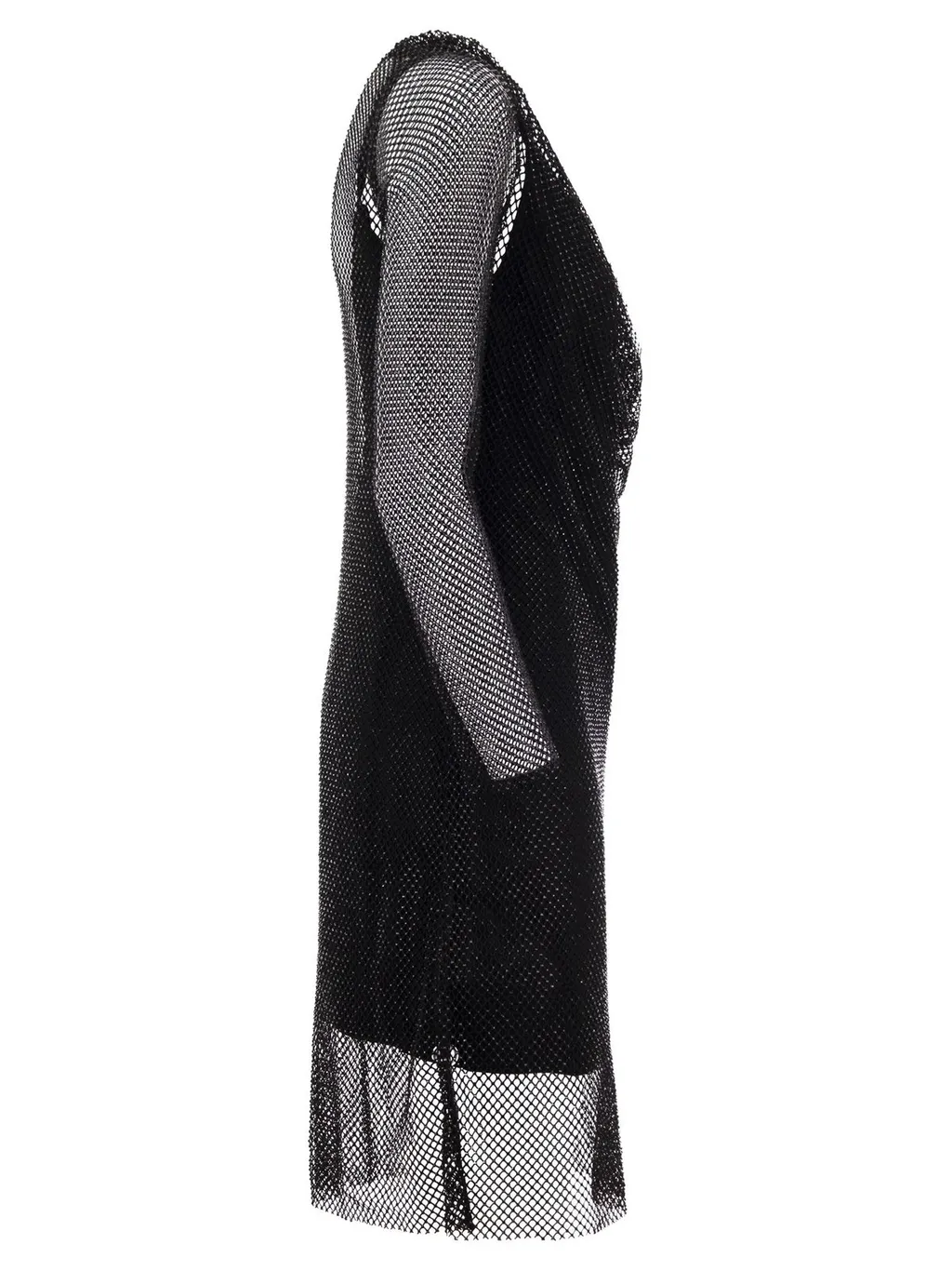 Max Mara Mesh Long-Sleeved Dress