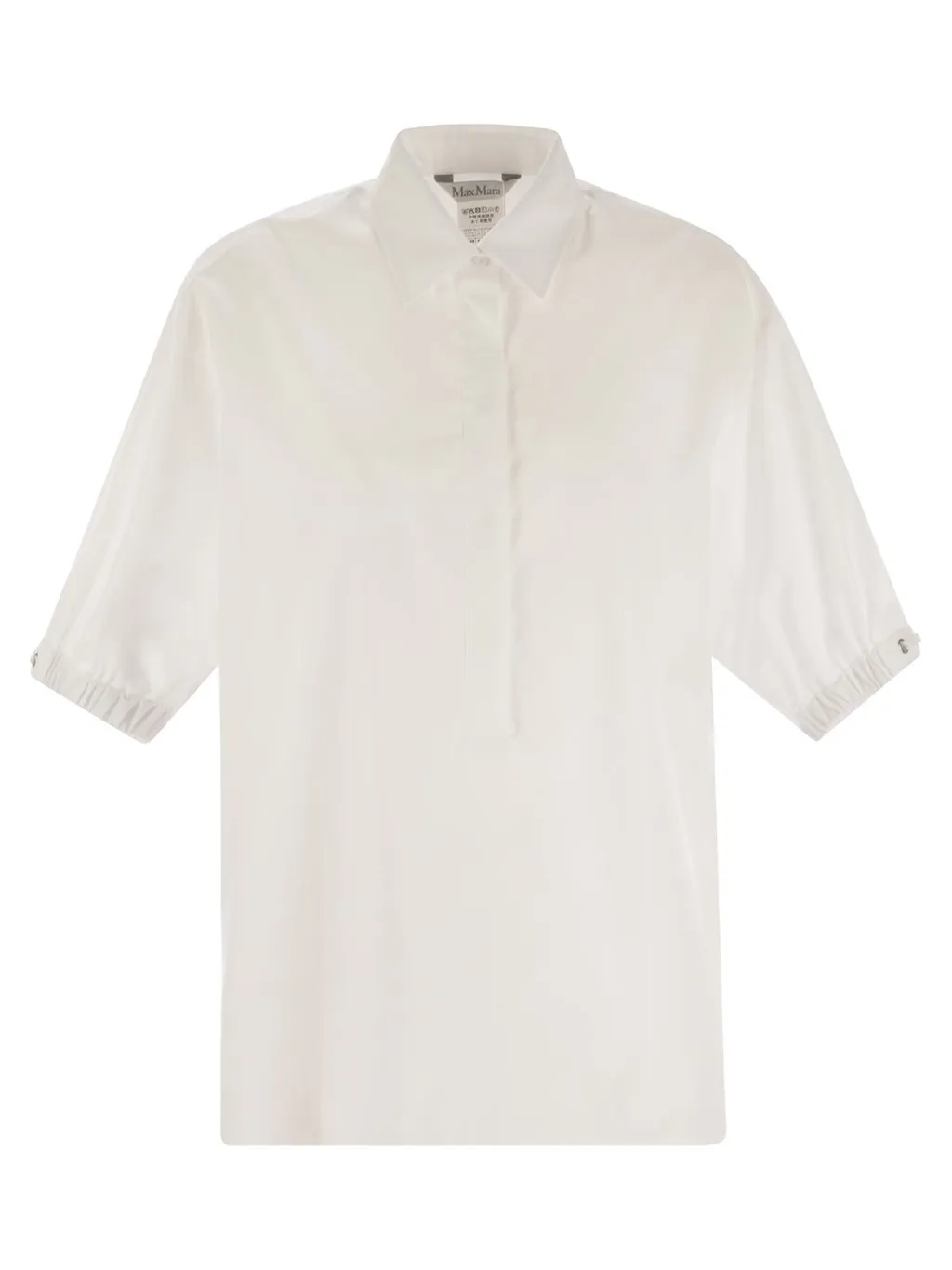 Max Mara Teano Button-Up Long-Sleeved Top