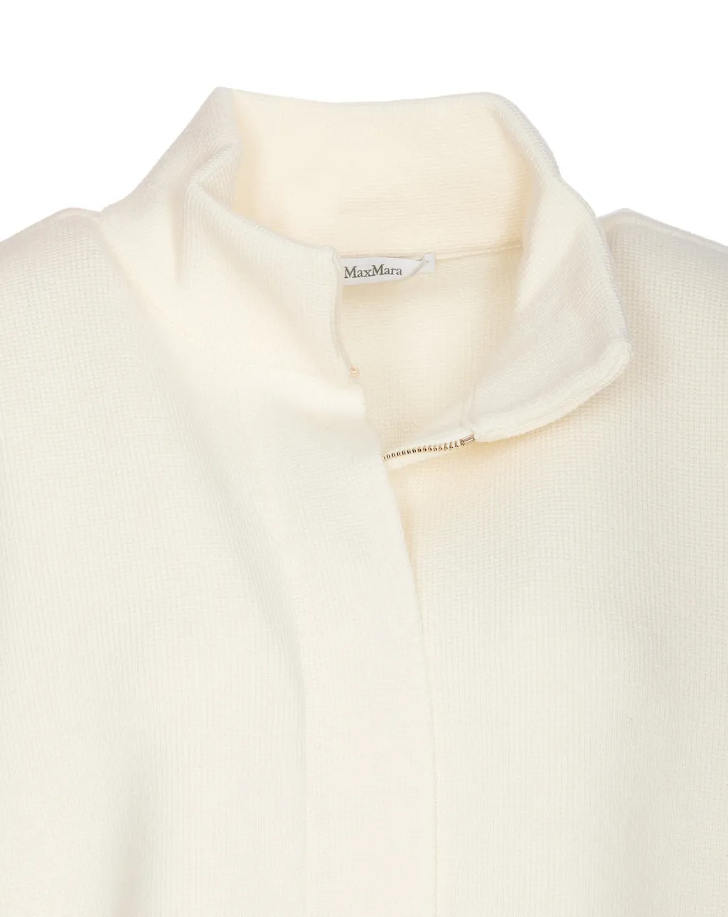 Max Mara High Neck Ballon-Sleeved Cardigan
