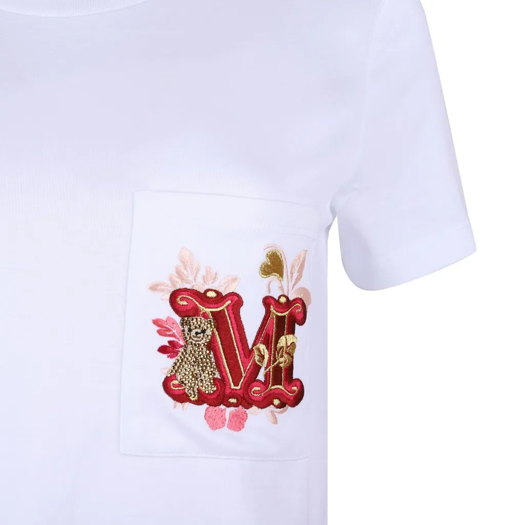 Max Mara Nunzio Logo Embellished Crewneck T-Shirt
