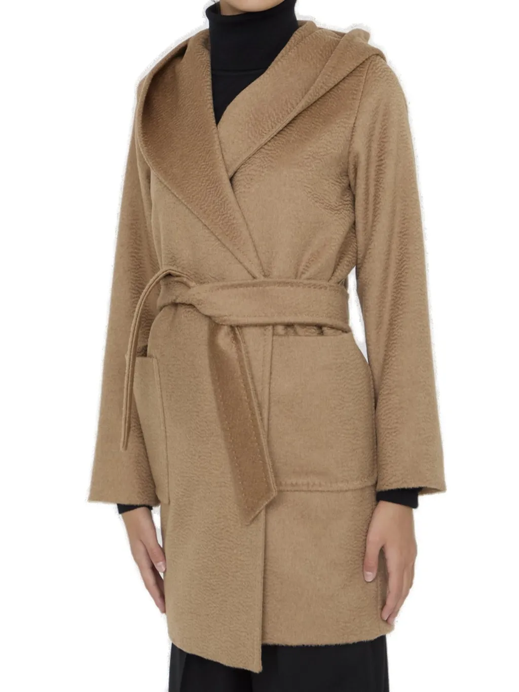 Max Mara Belted Long-Sleeved Coat