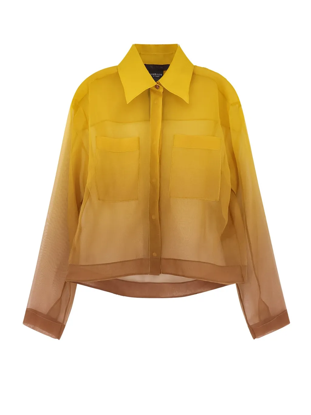 Max Mara Davina Organza Gradient Shirt