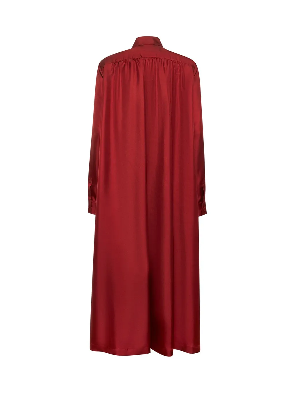 Max Mara Buttoned Long-Sleeved Dress