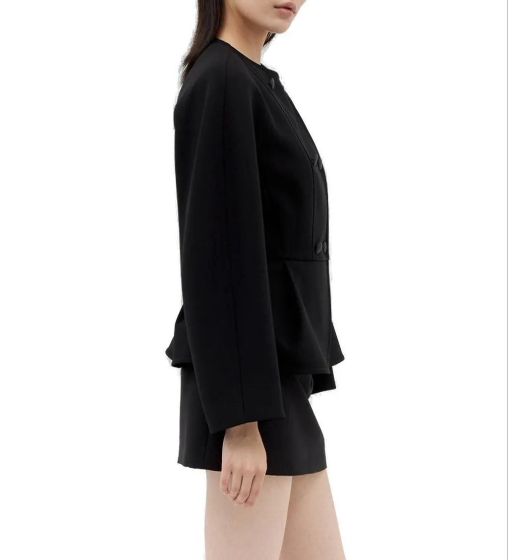Max Mara Double-Breasted Long-Sleeved Jacket