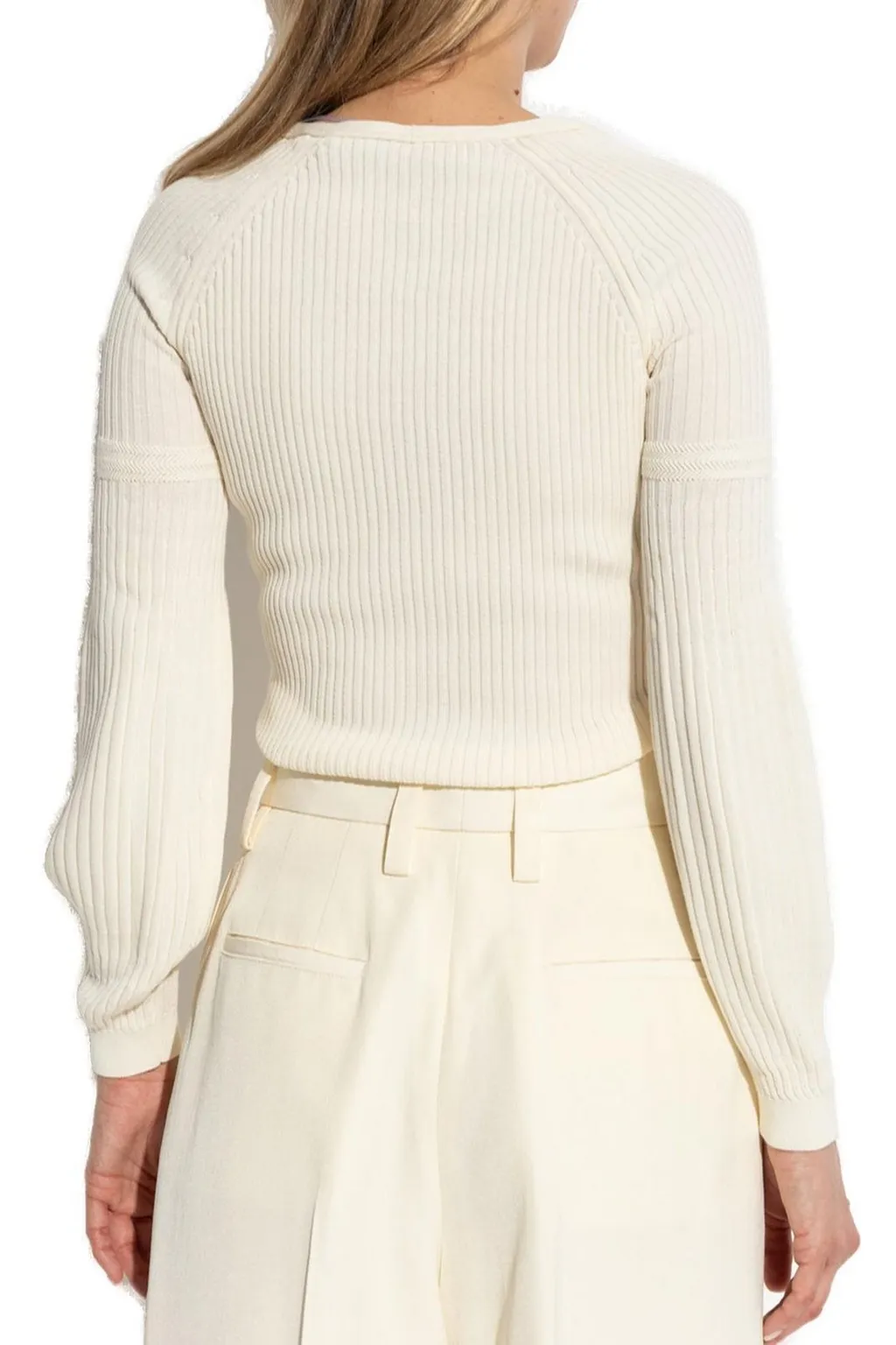 Max Mara Gioisa V-Neck Long-Sleeved Jumper