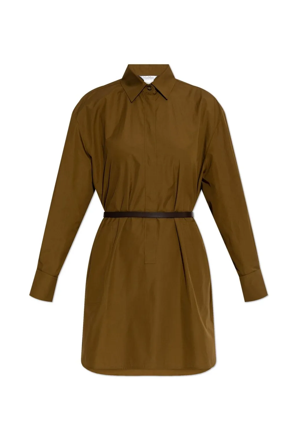 Max Mara Alcade Long-Sleeved Shirt Dress