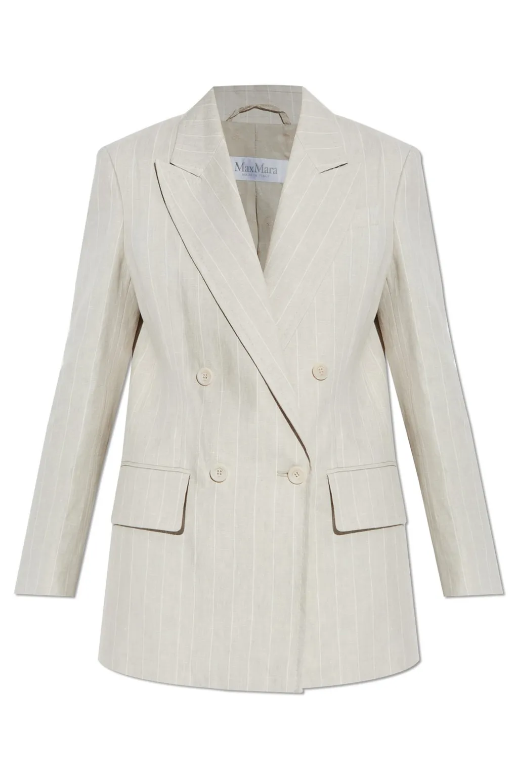 Max Mara Gerla Double-Breasted Long-Sleeved Jacket