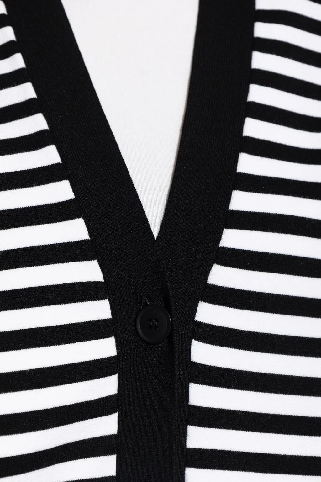 Max Mara Kiss Striped Button-Up Cardigan