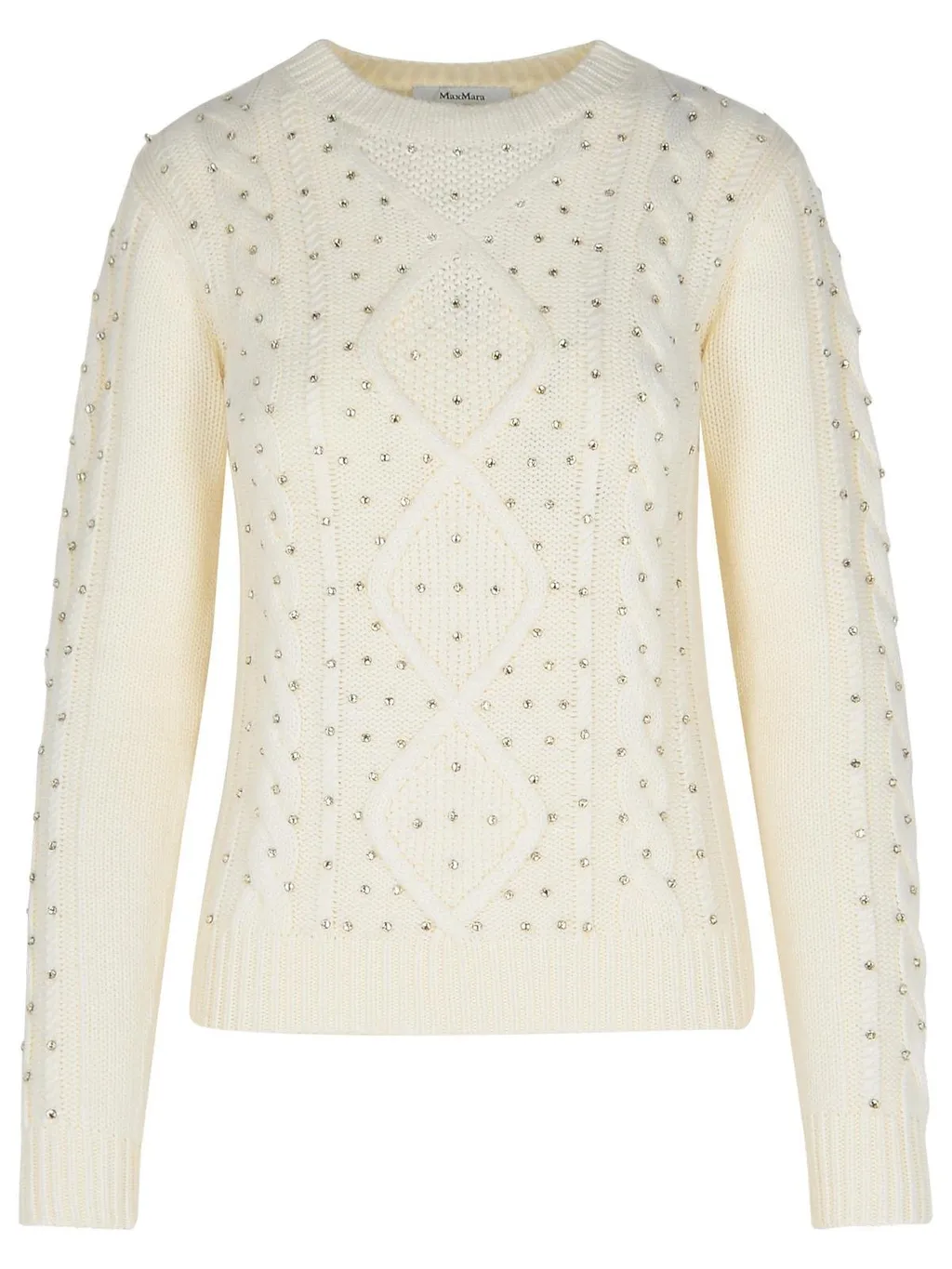 Max Mara Embellished Crewneck Jumper