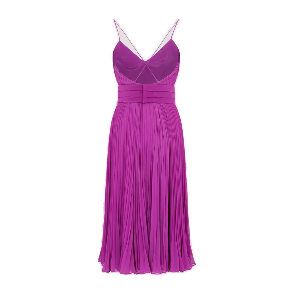 Max Mara Pleated Sleeveless Dress