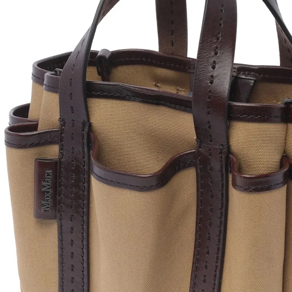 Max Mara Logo Plaque Top Handle Bag