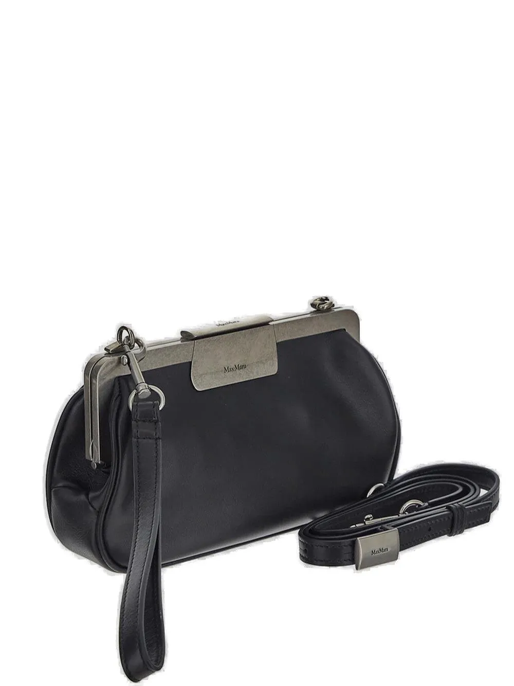 Max Mara Logo Engraved Shoulder Bag