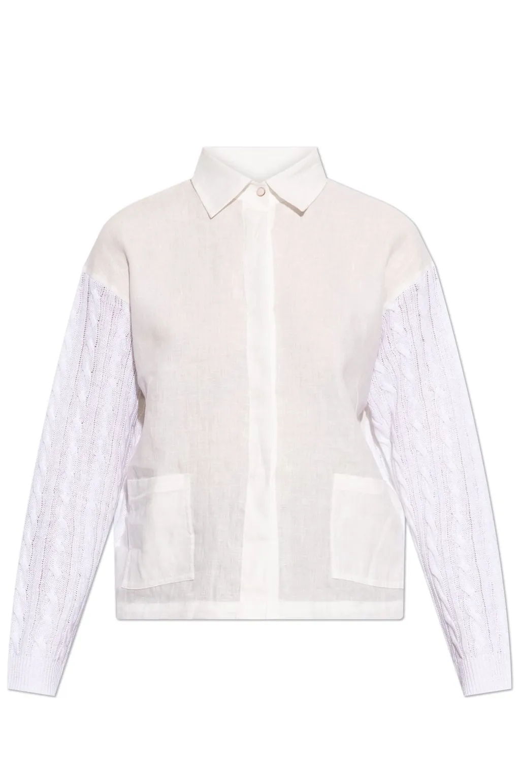 Max Mara Klaus Button Detailed Long-Sleeved Shirt