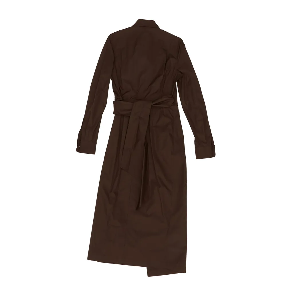 Max Mara Agrume Wrap Long-Sleeved Dress