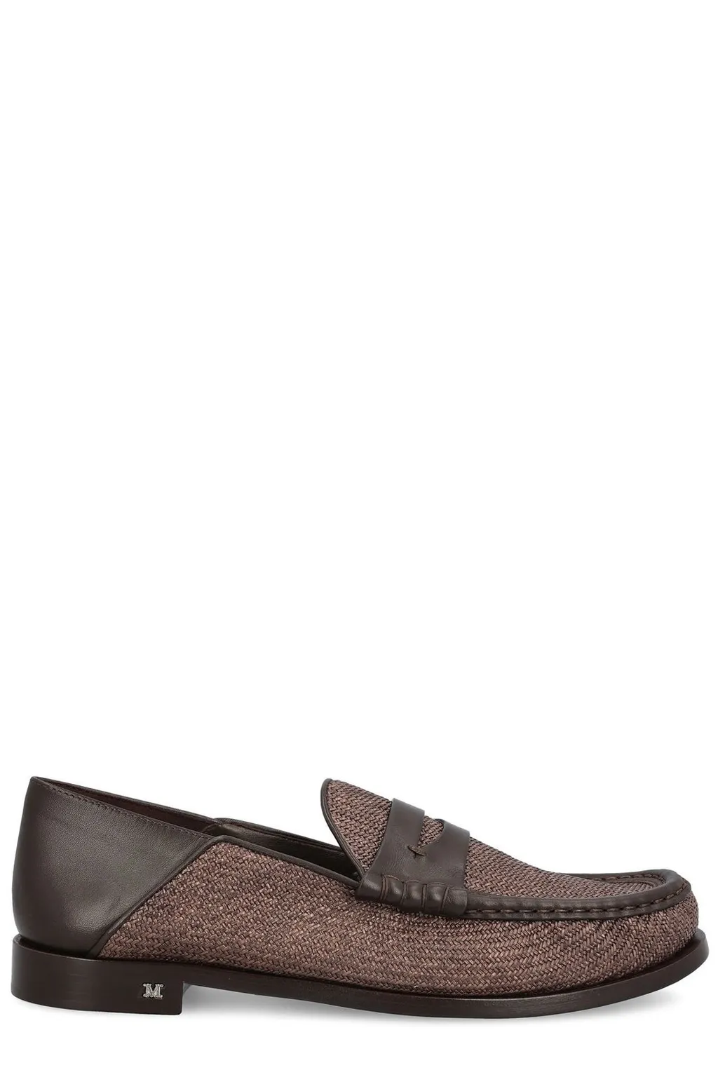 Max Mara Panelled Zip-Up Flat Shoes