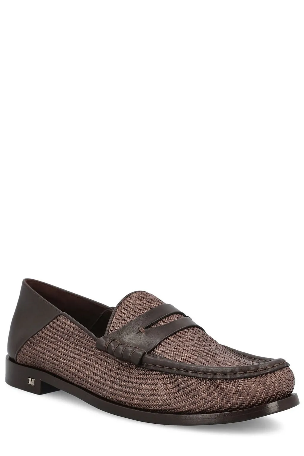 Max Mara Panelled Zip-Up Flat Shoes