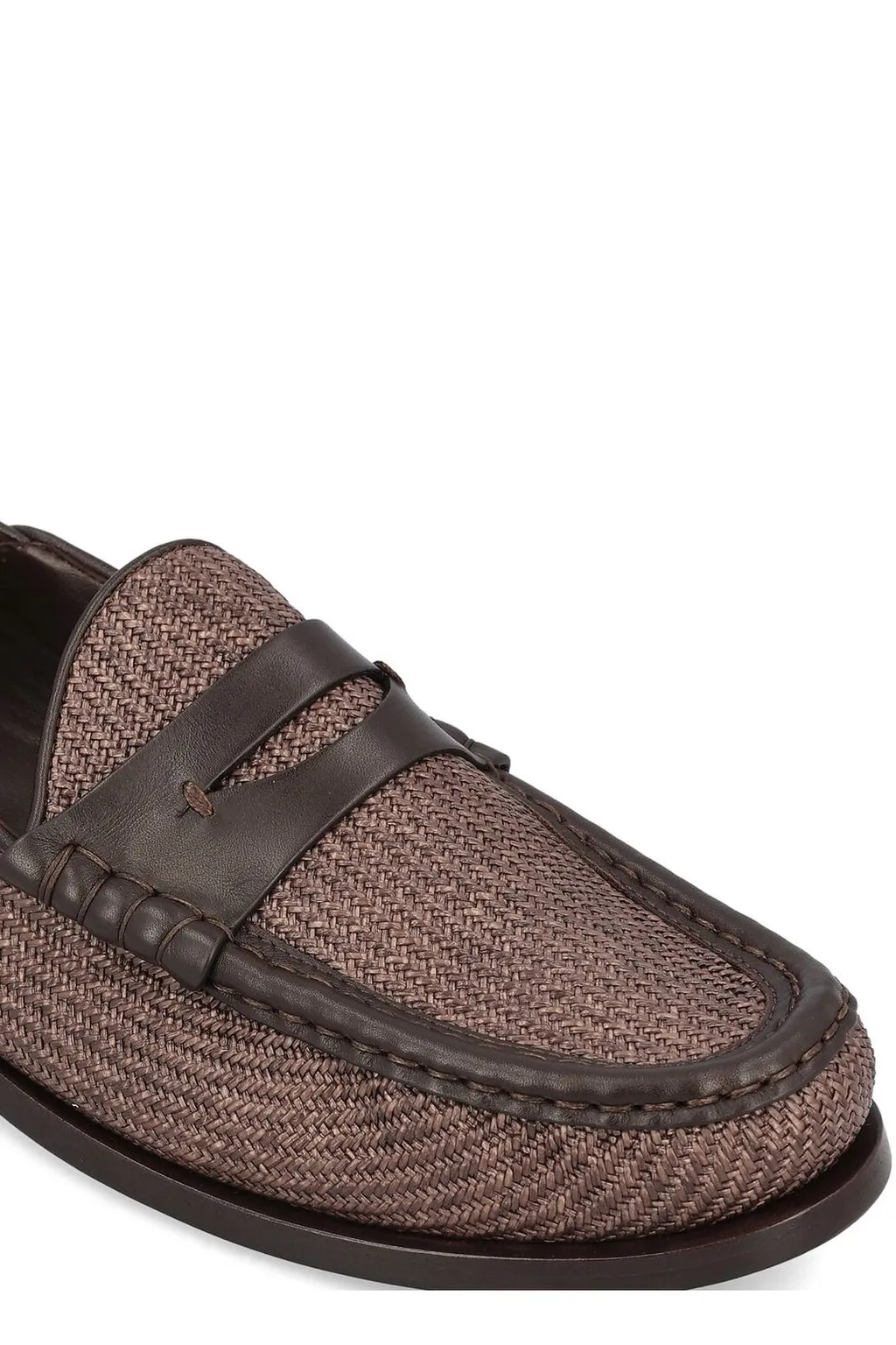 Max Mara Panelled Zip-Up Flat Shoes