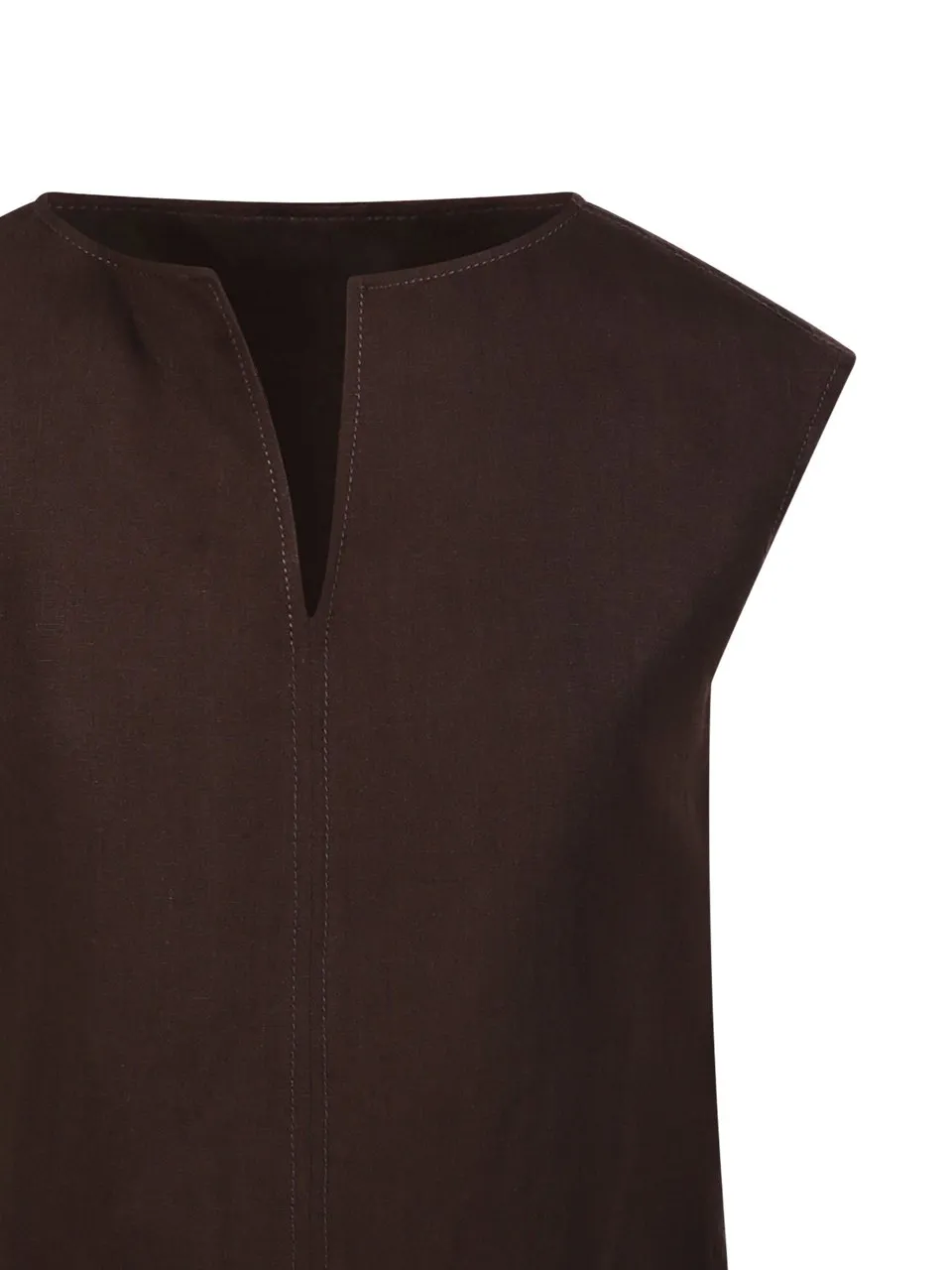 Max Mara Colimbo V-Neck Sleeveless Top