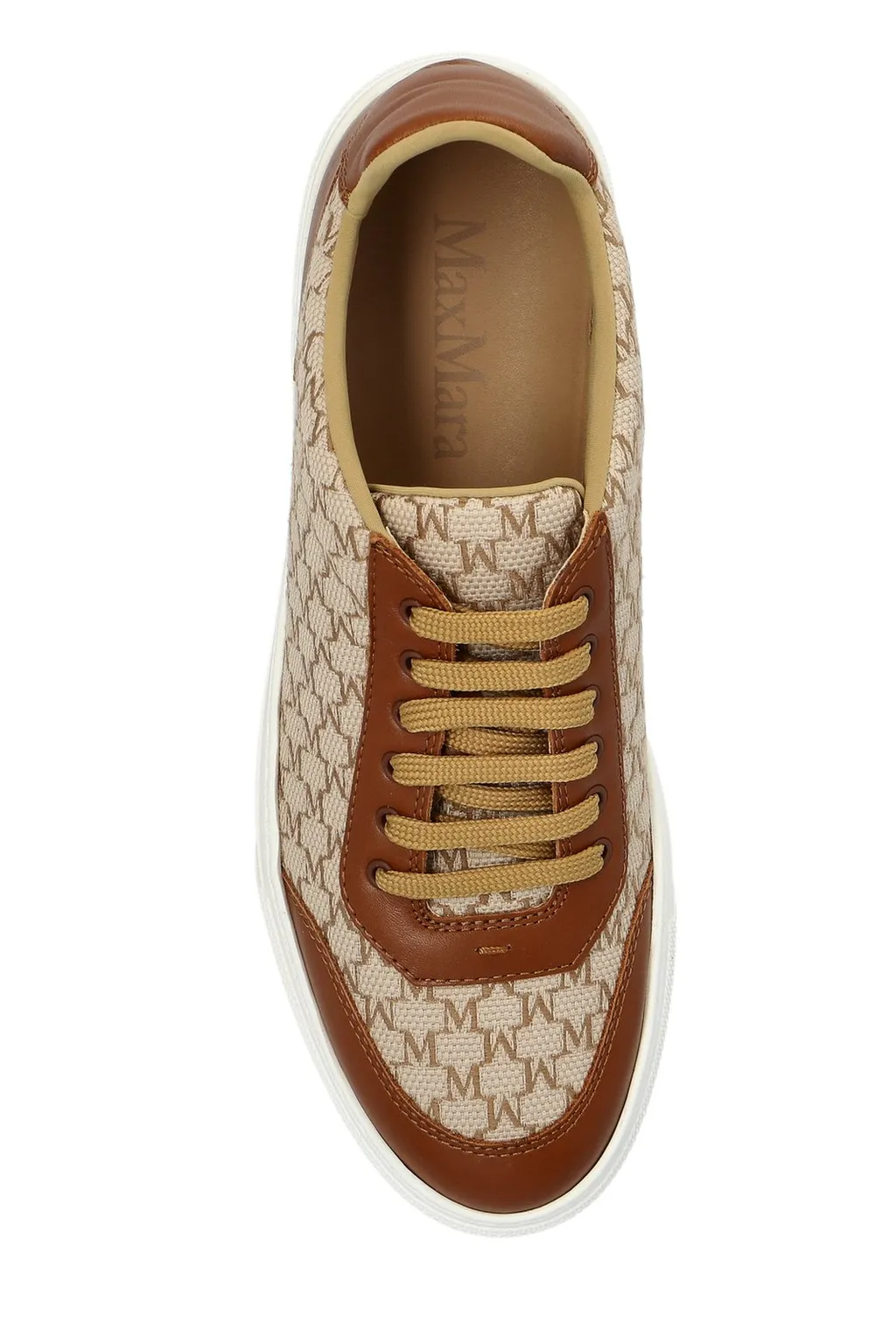 Max Mara Monogrammed Low-Top Sneakers