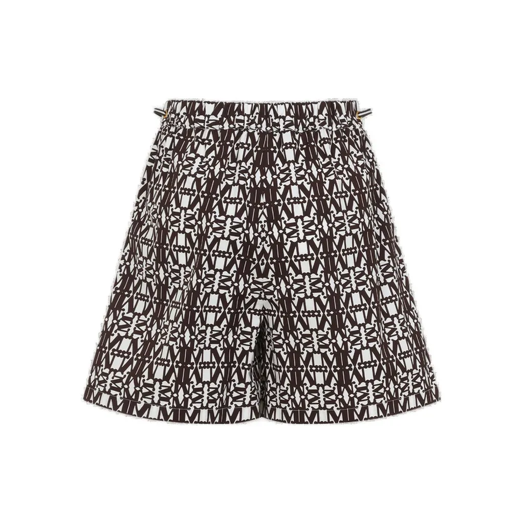 Max Mara Taiga All-Over Logo Printed Shorts