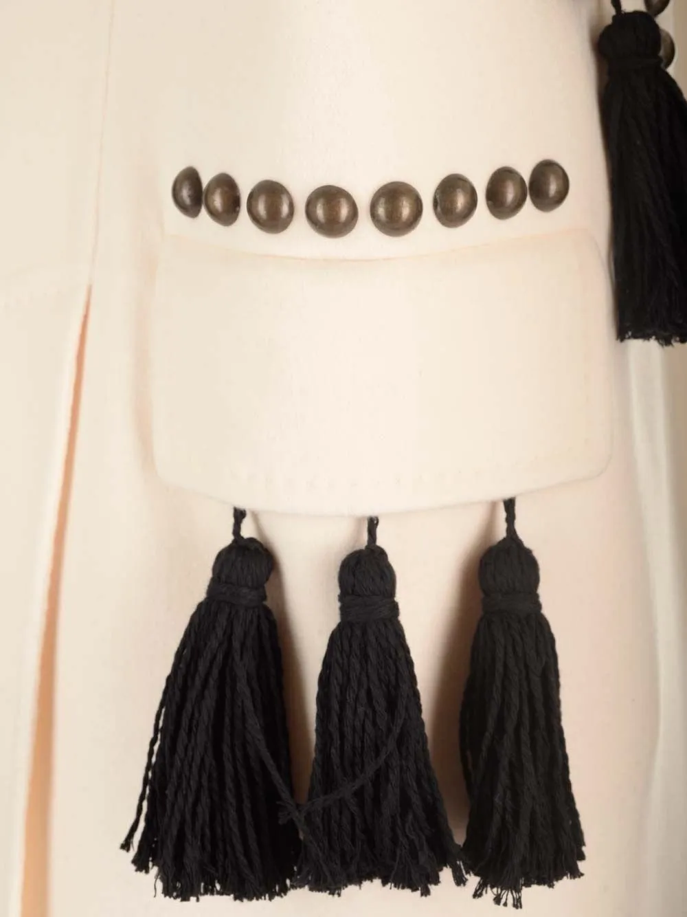 Max Mara Tassle Detailed V-Neck Gilet