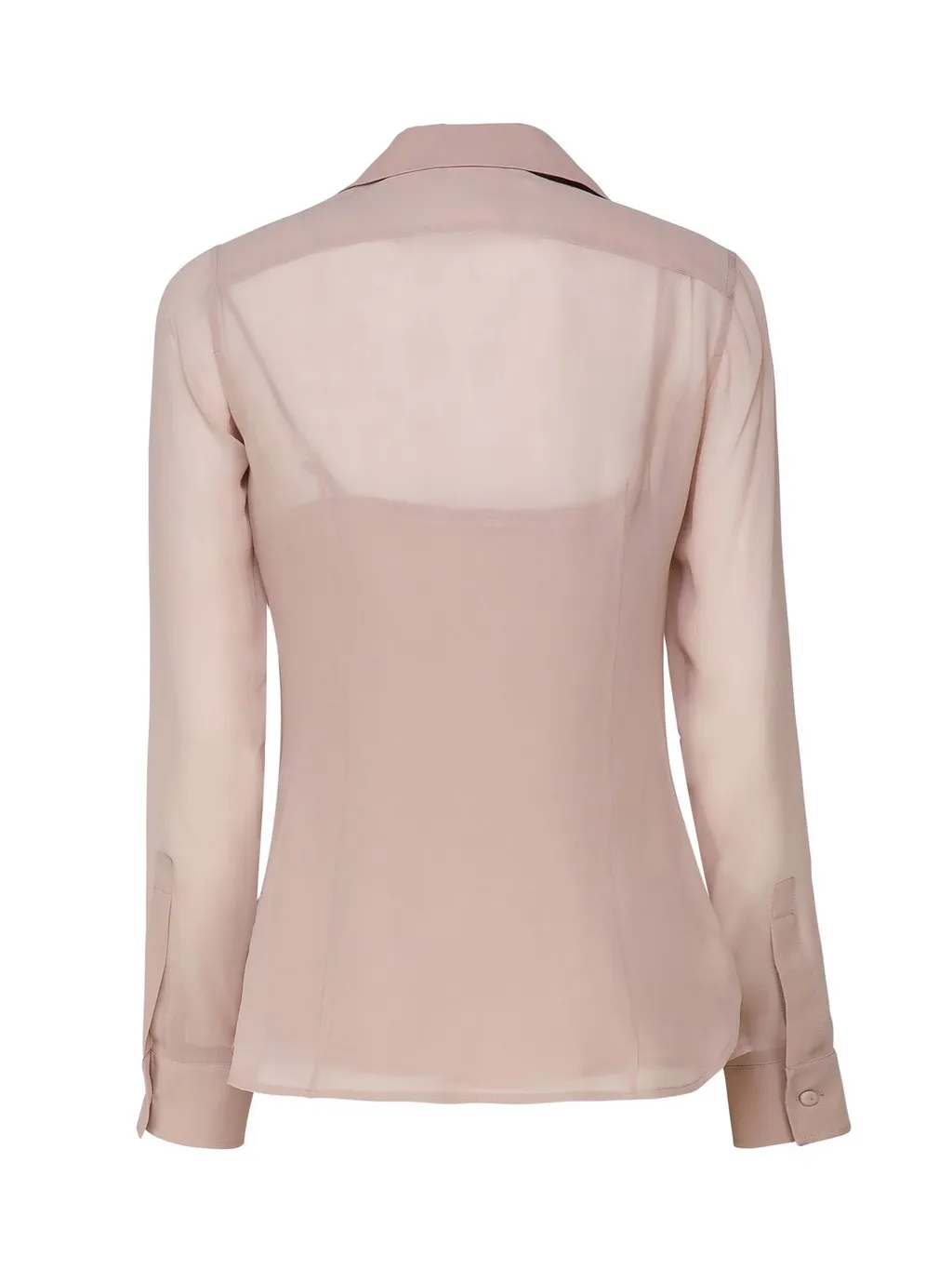 Max Mara Curved Hem Long-Sleeved Shirt