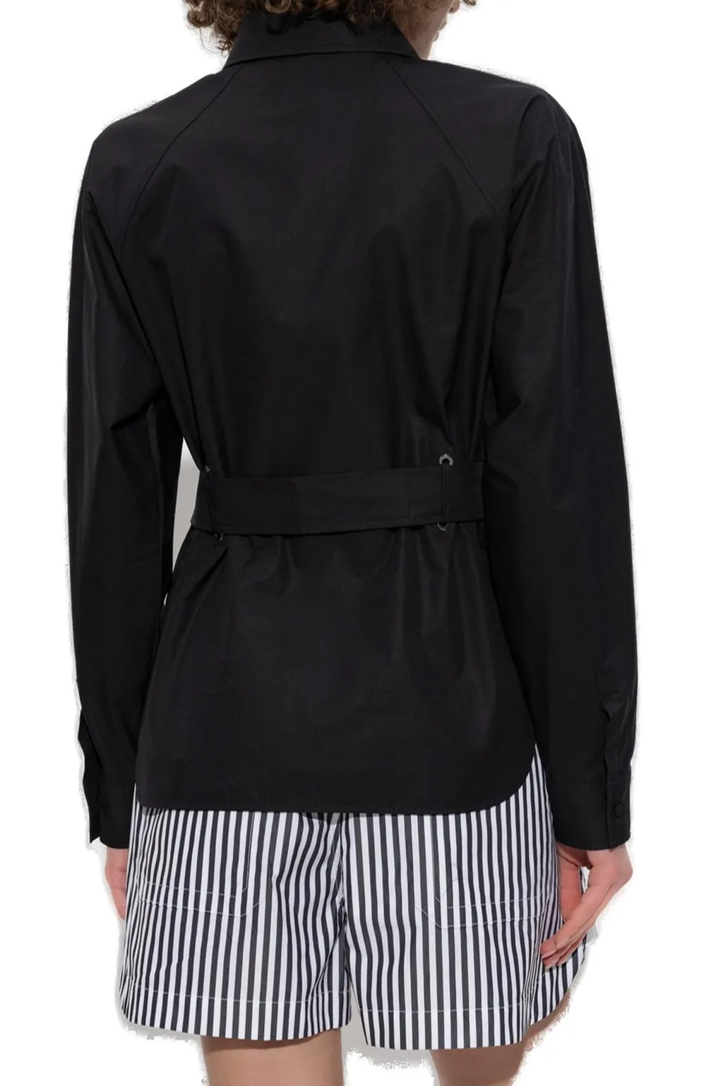Max Mara Juglas Belted Button-Up Shirt