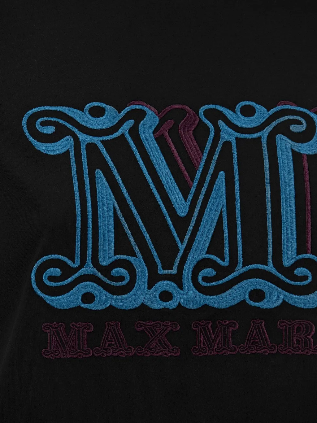 Max Mara Logo Printed Crewneck T-Shirt