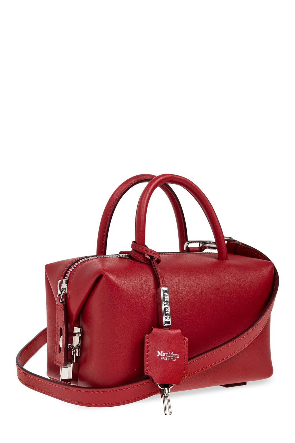 Max Mara Logo Stamp Zip-Up Tote Bag