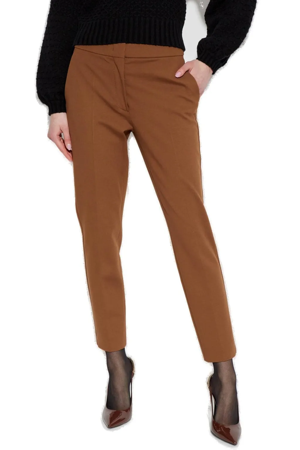 Max Mara Pleat Detailed Tapered Trousers