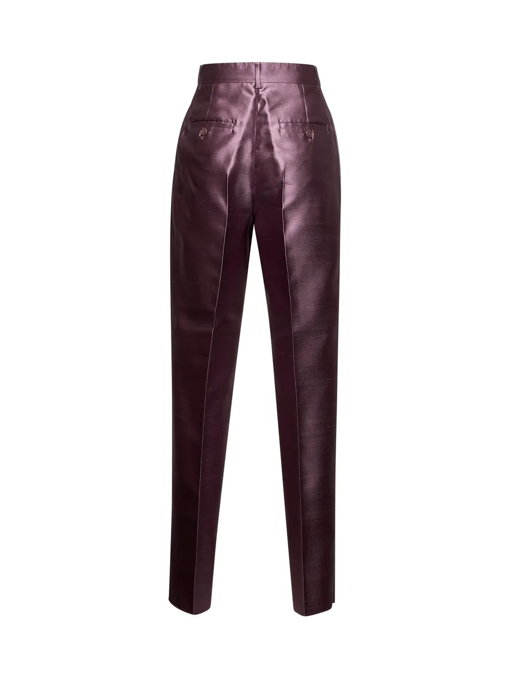 Max Mara Adige Pleat Detailed Satin Trousers