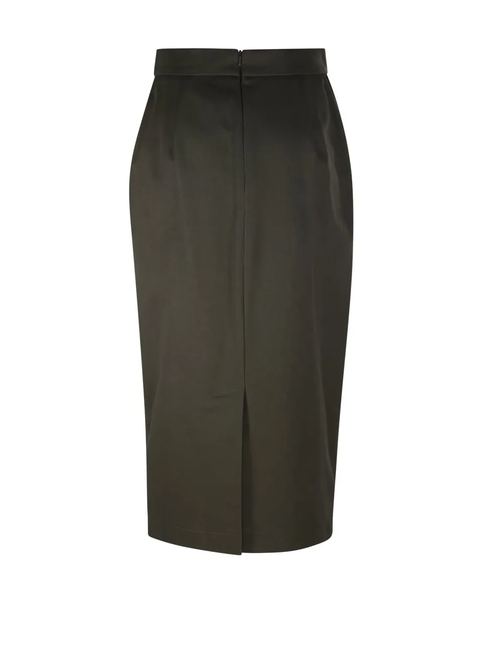 Max Mara High-Waist Zip Detailed Skirt