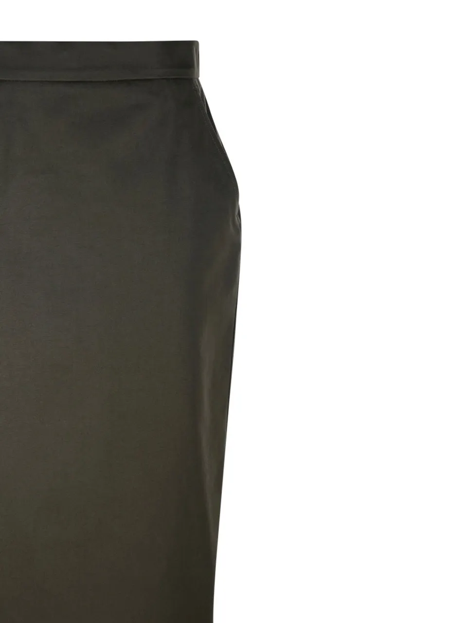 Max Mara High-Waist Zip Detailed Skirt